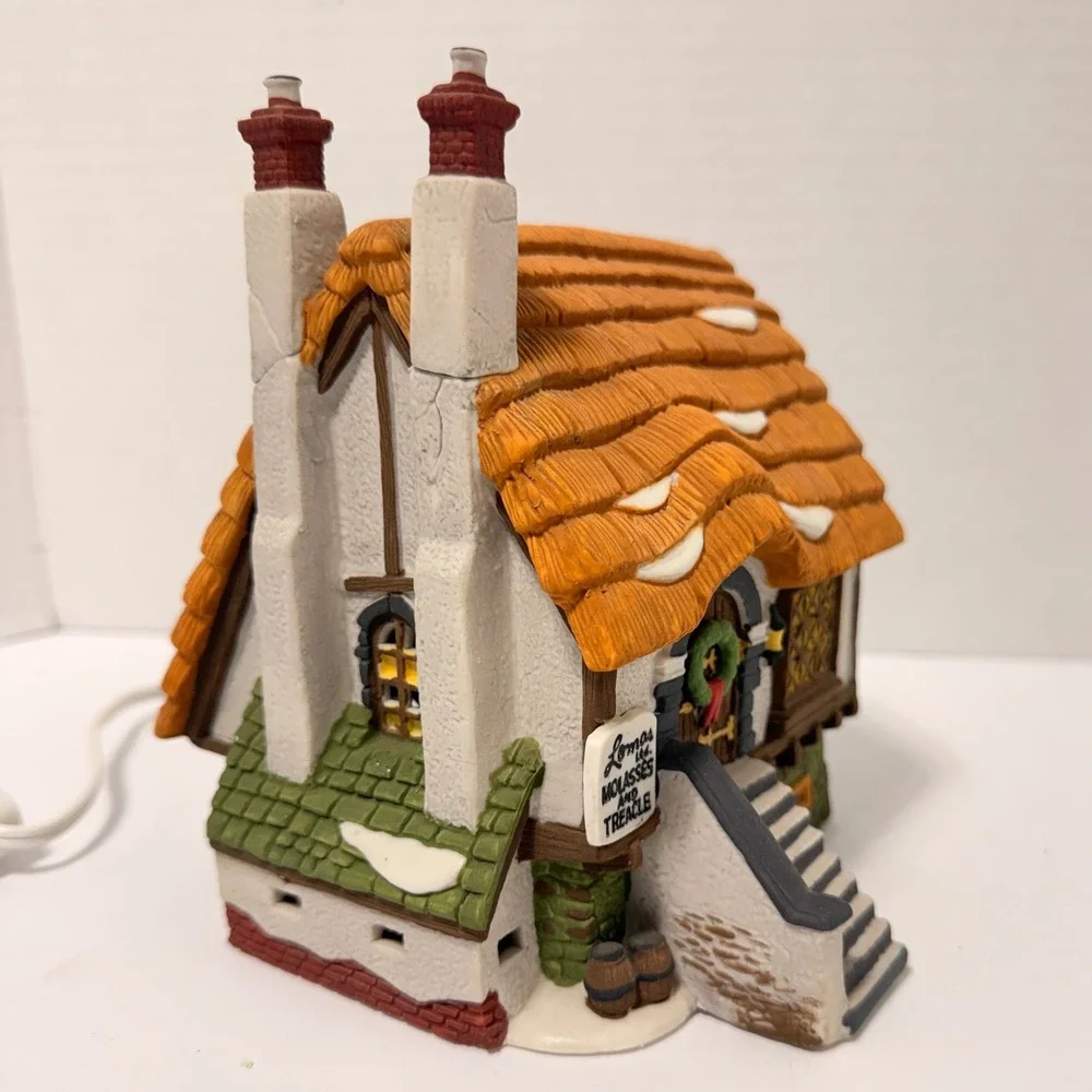 Dept 56 Dickens Village Lomas Ltd Molasses Treacle Lighted House 1993 5809-2